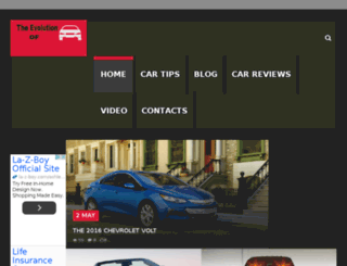 theevolutionofcars.com screenshot