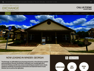 theexchangeapthomes.com screenshot