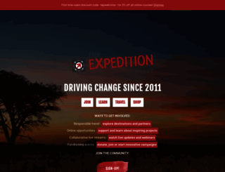 theexpeditionproject.com screenshot