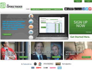 theexpensetracker.com screenshot