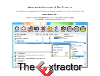 theextractor.org screenshot