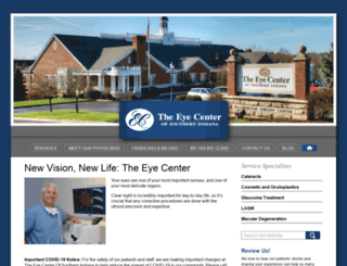 theeyecenter.org screenshot