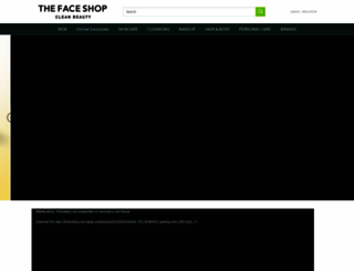 thefaceshop.com.sg screenshot