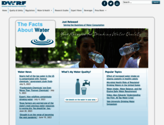 thefactsaboutwater.org screenshot