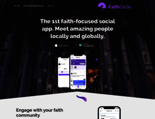 thefaithcircle.com screenshot