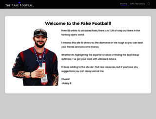 thefakefootball.com screenshot