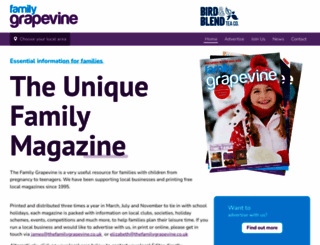 thefamilygrapevine.co.uk screenshot