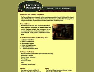 thefarmersdaughtersshop.com screenshot