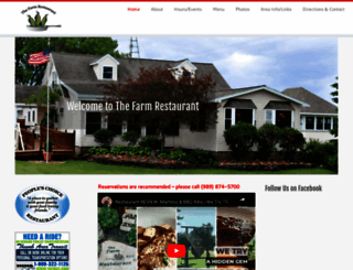 thefarmrestaurant.com screenshot