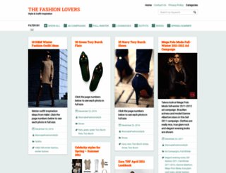 thefashionlovers.com screenshot