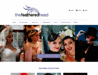 thefeatheredhead.com screenshot