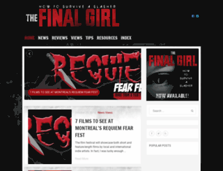 thefinalgirl.com screenshot