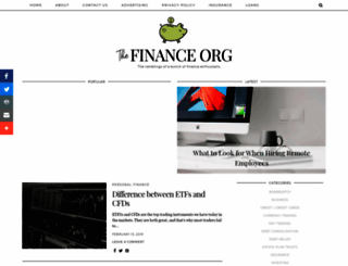 thefinance.org screenshot