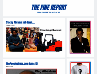 thefinereport.com screenshot