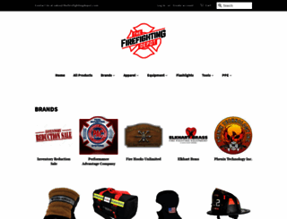 thefirefightingdepot.com screenshot