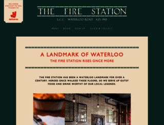 thefirestationwaterloo.com screenshot