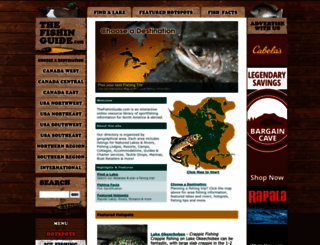 thefishinguide.com screenshot
