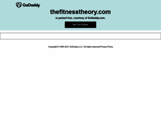 thefitnesstheory.com screenshot