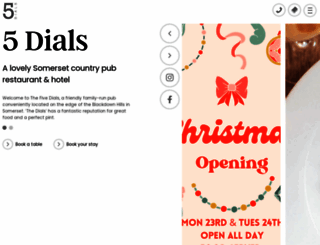 thefivedials.co.uk screenshot