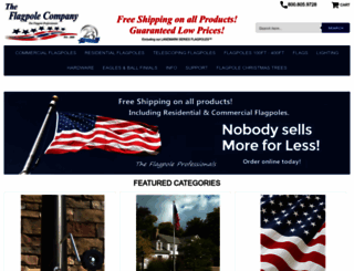 theflagpolecompany.com screenshot