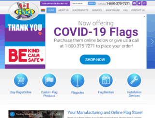 theflagstore.ca screenshot