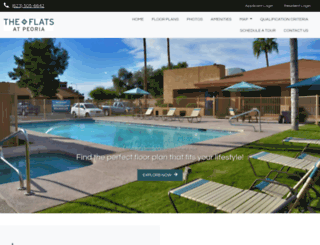 theflatsatpeoria.com screenshot