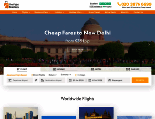 theflightmasters.co.uk screenshot