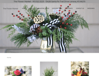 theflowermarketkc.com screenshot