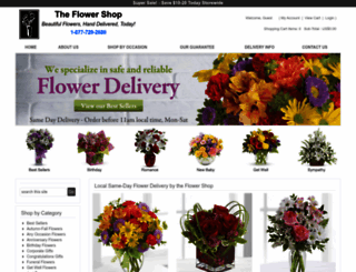 theflowershop.com screenshot