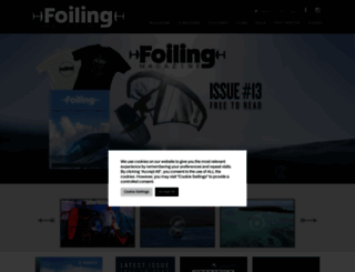 thefoilingmagazine.com screenshot