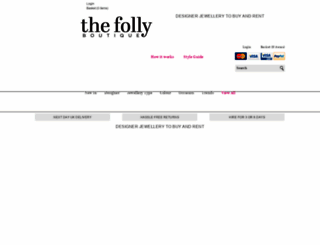thefollyboutique.com screenshot
