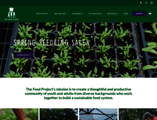 thefoodproject.org screenshot