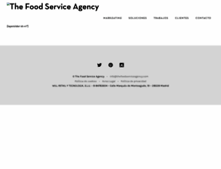 thefoodserviceagency.com screenshot