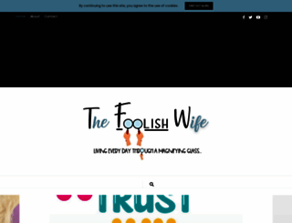 thefoolishwife.com screenshot