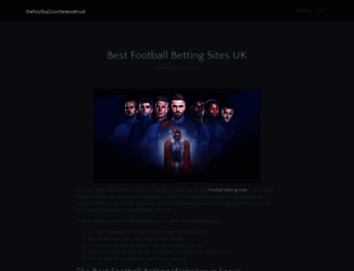 thefootballconferencetrust.co.uk screenshot