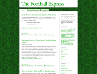 thefootballexpress.co.uk screenshot