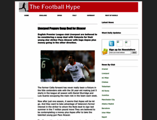 thefootballhype.blogspot.com screenshot