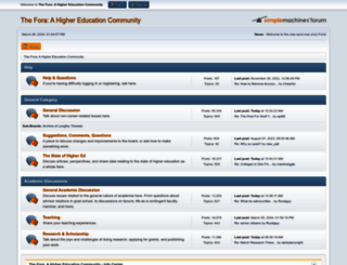thefora.org screenshot