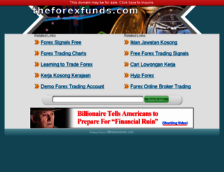 theforexfunds.com screenshot