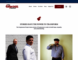 theforgivenessproject.com screenshot