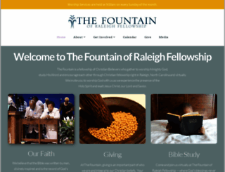 thefountainofraleigh.org screenshot