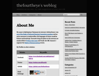 thefourtheye.in screenshot