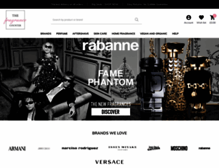 thefragrancecounter.co.uk screenshot