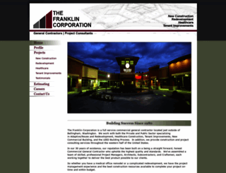 thefranklincorporation.com screenshot