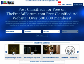 thefreeadforum.com screenshot