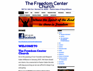 thefreedomcenterchurchdotcom.wordpress.com screenshot