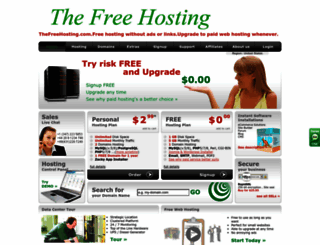 thefreehosting.com screenshot