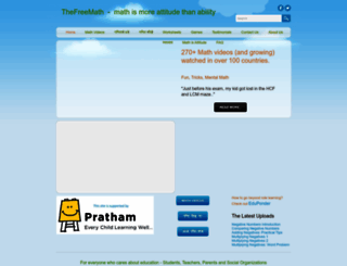 thefreemath.org screenshot
