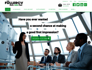 thefullercv.com screenshot