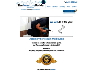 thefurniturebuilda.com.au screenshot